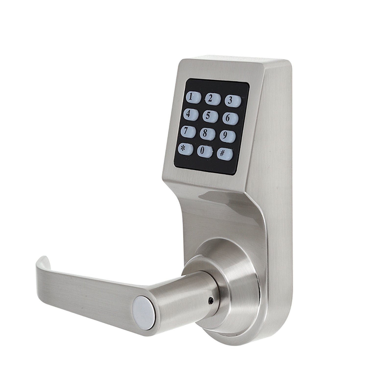 4-in-1 Electronic Door Lock Unlocked by Password RF Card Remote Control Key Home Security Entry